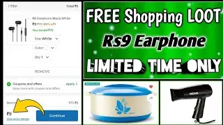 4 New FREE Shopping LOOT | FREE Products Today | Rs9 Me Earphone With FREE Delivery | Dipayan Tech |