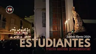 SALIDA PROCESIONAL JUEVES SANTO DE LA SEMANA SANTA 2024 - COFRADÍA ESTUDIANTES VÉLEZ-MÁLAGA
