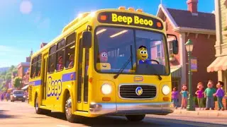 Beep Beep Bus in Town Baby 🚌 | Fun Learning & Play for Kids | Toddler Adventure Video