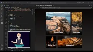 ASMR Programming - Playing Videos in Background Grid Layout - No Talking