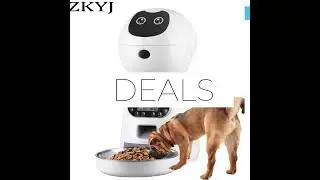 Smart 3.5L Pet Feeder with Voice & Tuya APP Contro