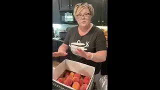 Freezing Peaches The Easy Way. No Extra Steps. No Browning.