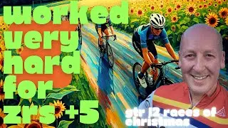Zwift Racing: OUTRAGEOUS CLIMB! Hard Earned ZRS +5 in GTR's 12 Races of Christmas!