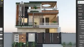 35'x70' house design part 1|lighting and texture|front elevation design|#home #viral #ghar #trending