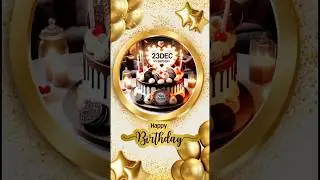 23rd December Birthday Wishes | DecemberBirthdayStars #birthday #short