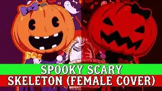 Nightcore - Spooky Scary Skeleton (Female Cover Lyrics)