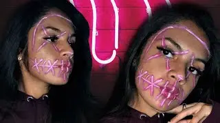 The Purge Easy and Simple Makeup Tutorial ll Neon Purge Makeup Look