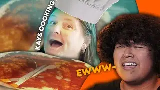 HOW DOES SHE RUIN FOOD THIS BAD?!?! (KAYS COOKING REACTION)