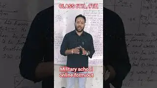 Age criteria of class 6th #militaryschooladmission #militaryschool #militaryschoolentrance #online
