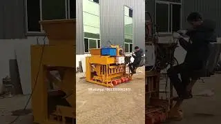 Concrete brick laying machine hollow block layer machine mobile block moulding machine