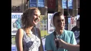 Caroline Sunshine & Adam Irigoyen - Monsters University World Premiere