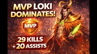 MVP Loki Goes OFF&hellip; 29 Kills, 20 Assists | Marvel Rivals Ranked