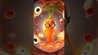 Carrot the Vision Hero 🥕 | Power Food for Strong Eyes 👀 | AI Animation #Carrot#HealthHero#EyeHealth
