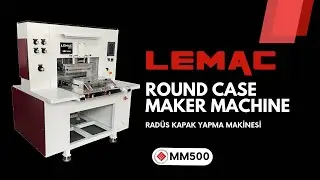 LEMAC - Round Case Maker Machine | Kapak Taslama Makinesi - MM500