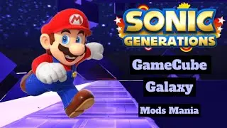 Sonic Generations PC: Gamecube Galaxy w/ Mario