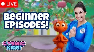 Kids Yoga LIVE for Beginners 🐜🍌🧜 | Arnold the Ant, Betsy the Banana & Mimi the Mermaid!