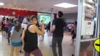 Zumba Dance Party at Golds Gym Langley.