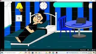 Officer Steven (My Police friend) new room.