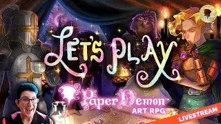 Let's Play and Draw PaperDemon Art Role-playing Game #ocart