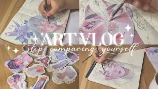ART VLOG | Deja de compararte, solo dibuja