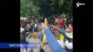 Protestas 11J en Holgu&iacute;n, 2021