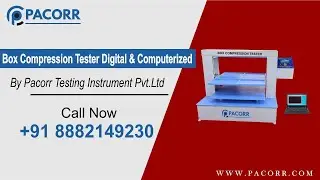Box Compression Tester Digital & Computerized