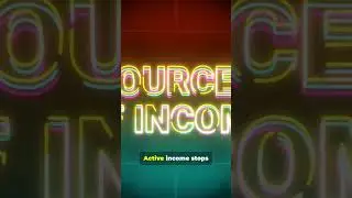 Salary Is Active Income (Wealth Is Passive)
