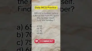 Reasoning and Maths daily MCQ #dailypractice #mathsmcq #reasoningtricks #ssc #bank #railways #sbipo