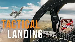 TACTICAL LANDING IN A SECTION | A-10 C2 | DCS