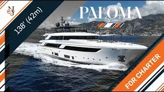 M/Y PALOMA for Charter | 138' (42m) Ferretti Yachts | N&J Superyacht Tour