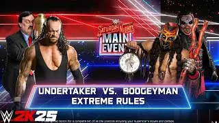 Full Match - Undertaker vs Boogeyman: Extreme Rules Match at Saturday Night Main Event | WWE 2k25 
