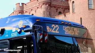 MTA New York City Bus: 2025 New Flyer XD60 Xcelsior Articulated 6292 on the Bx22 Bus.