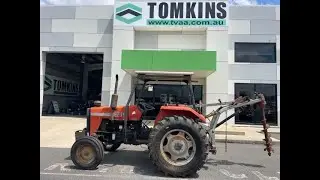 1996 Ursus 3512 Tractor and Post Hole Auger (Polish Built Massey Ferguson)