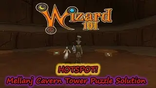Wizard101 HOTSPOT! Mirage Sand Worm Mellanj Cavern Puzzle Solution