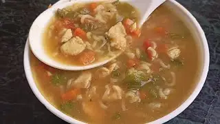 Chicken Maggi Soup Recipe | Maggi Chicken Soup | A2Z Kitchen