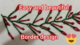 Wow super cute border design for beginners 👍✅#tutorial #diy