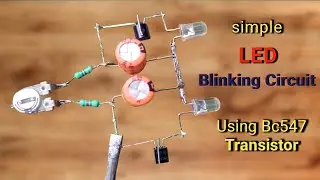 Make an LED Flasher Circuit with a Transistor