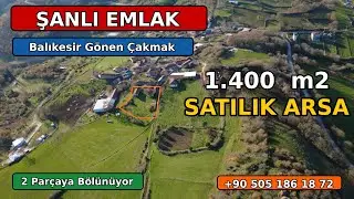 Yılın İlk Fırsat Satılık Arsası 1.400 m2 Balıkesir Gönen Çakmak Fiyat 2.350.000 TL