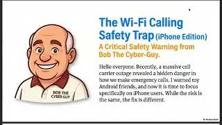 The Wi Fi Calling Safety Trap - iPhone Edition
