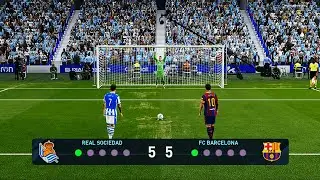 PES 2021 | Real Sociedad vs Barcelona | Penalty Shootout | La Liga | Gameplay