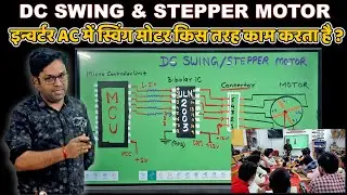 AC में DC Swing Motor कैसे काम करता है | BEST AC REPAIRING COURSE | DC MOTOR REPAIR, DC MOTOR REPAIR