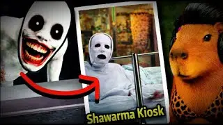JUEGOS DE TERROR 💀 SHAWARMA KIOSK ROBLOX | Trabajando en turno de la noche 😰