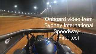 Speedcar / Dirt Midget. First test at Sydney International Speedway. Onboard Video
