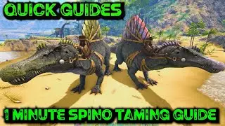 Краткие руководства по Ark - Spino - 1-минутное руководство по приручению!