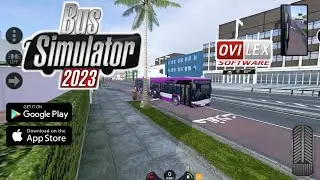 Bus Simulator 2023 Ovilex - GamePlay #2 (New Dubai Map Update with Articulated Bus)