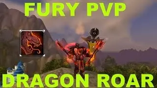 World of Warcraft 5.4 Warrior Fury PvP Dragon Roar Minitage 1 Million Crits!
