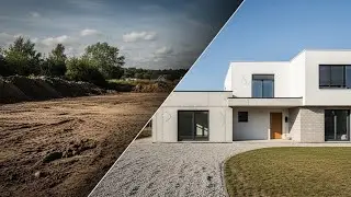 From Empty Lot to Finished House | Full Construction Time-Lapse