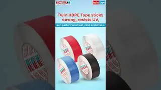 Twin HDPE Tape &ndash; The Ultimate Heavy-Duty Sealing Solution | Weatherproof & Tear-Resistant