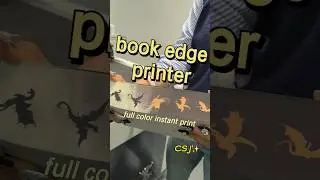 add more value. dry instantly colorless and odorless. #digitalprinter  #book #bookedge