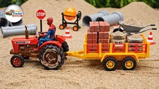 Crocodile Destroyed the Bridge &mdash; Watch a DIY Mini Tractor Build a Truck-Strong Concrete Replacement
